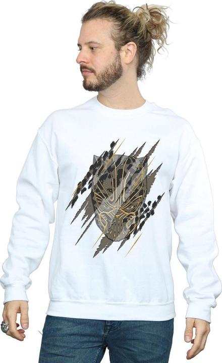 Produktbild Schwarzer Panther Gold Kopf Baumwolle Sweatshirt (3XL)