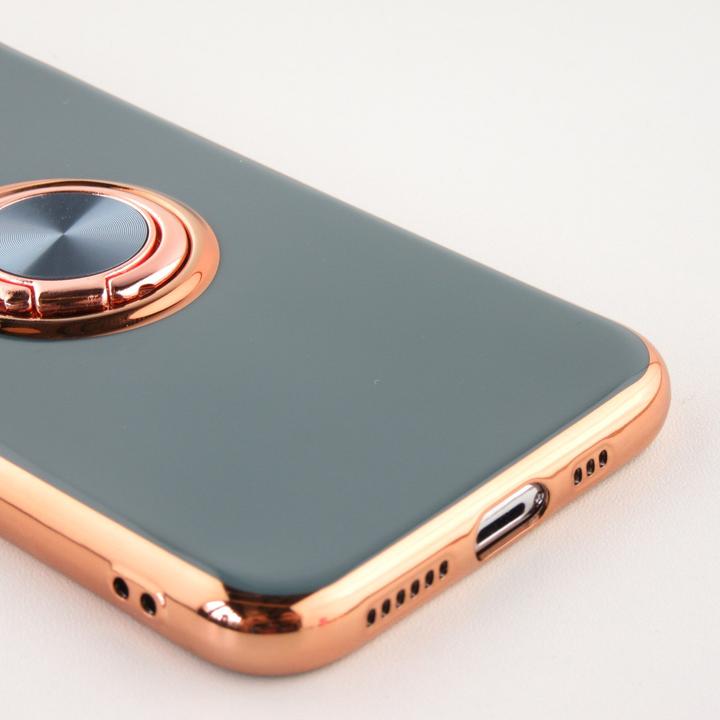 Image du produit PhoneLook Coque Gel Bronze avec anneau gris (Apple iPhone 13 Pro)