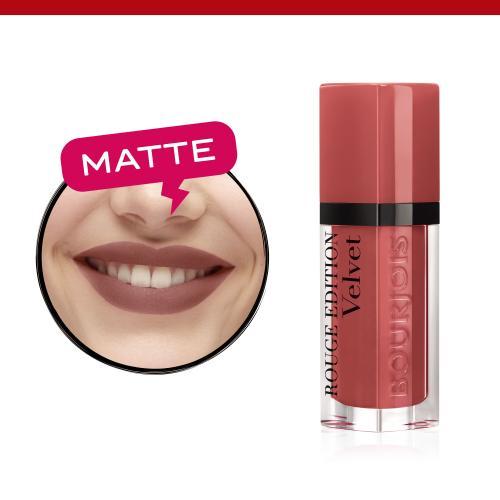 Actual product image Bourjois Rouge Edition Velvet Lipstick (12 Beau Brun)