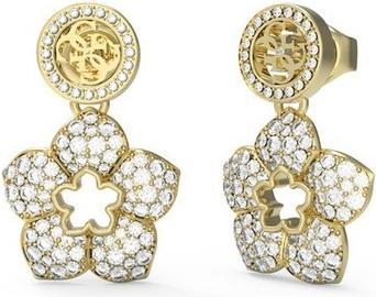 Guess - Schöne vergoldete Ohrringe mit glänzender Winterblume JUBE04471JWYGT/U
