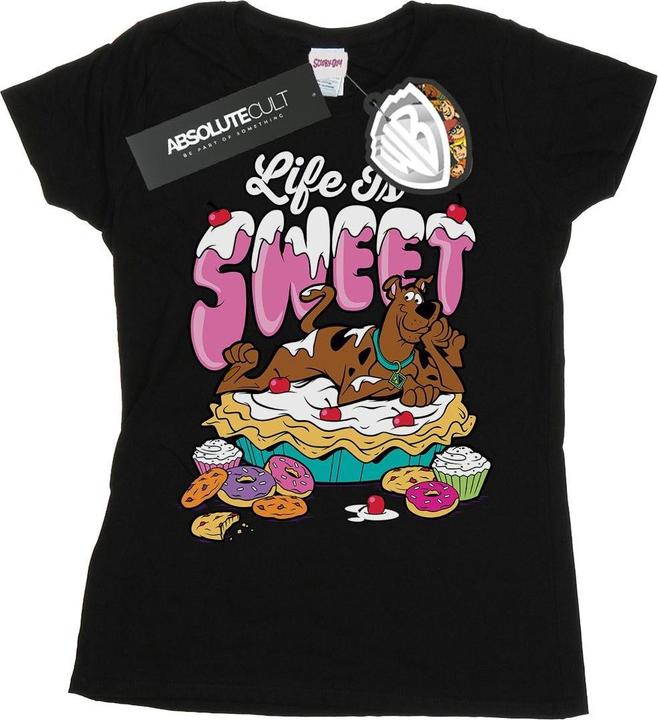 Actual product image Scooby Doo Womens/Ladies Life Is Sweet Cotton T-Shirt (XXL)