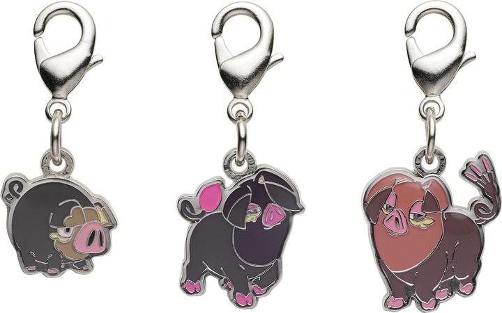 Produktbild Pokémon Pokemon Center - Lechonk, Oinkologne Schlüsselanhänger - 3 Stück