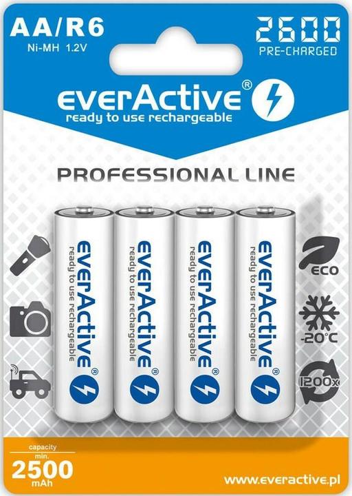 Produktbild Everactive Professional Line (4 Stk., AA, 2600 mAh)