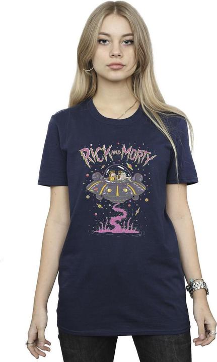 Produktbild Rick And Morty Pink Spaceship TShirt (3XL)