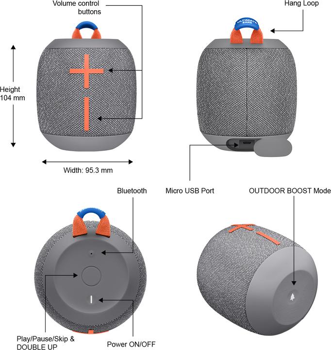 Produktbild UE Wonderboom 2 (13 h, Akkubetrieb)