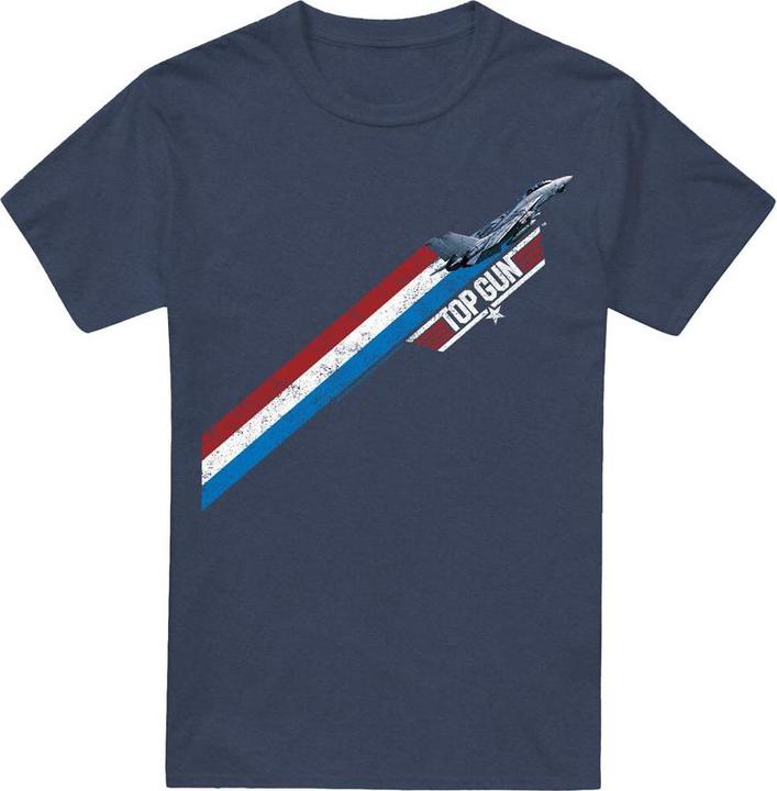 Actual product image Top Gun Unisex Adult Stripes T-Shirt (XL)