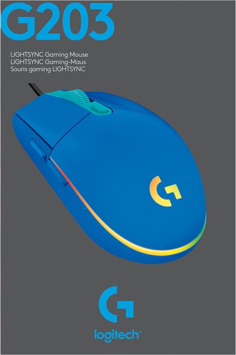 Actual product image Logitech G G203 (Cable)