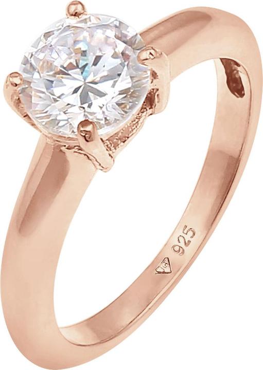 Actual product image Elli Solitaire ring (64, 925 Silver)