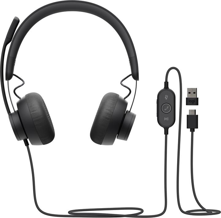Logitech Zone 750 (Kabelgebunden, USB-C)