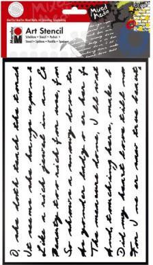 Produktbild Marabu 028500007, Buchstabenschablone, Erwachsene & Kinder, Weiss, 297 mm, 210 mm (210 mm)
