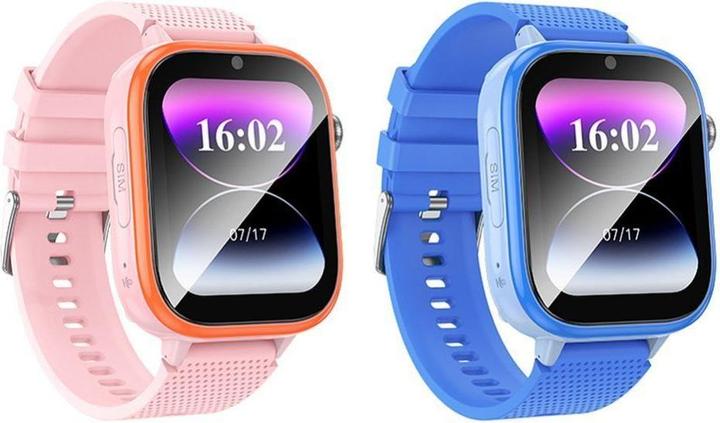 Immagine prodotto Hoco Headphone with microphone smartwatch for kids with call function 4G Y101 pink (4G)