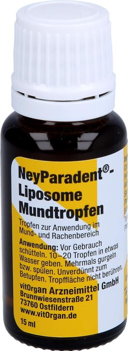 Actual product image Vitorgan NeyParadent Liposome Mouth Drops, 15 ml solution (15 ml)