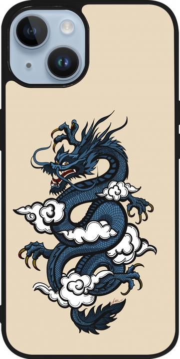 Image du produit PhoneLook Coque Silicone rigide noir Blue Dragon Tattoo (Apple iPhone 15)