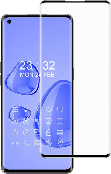 Immagine prodotto PhoneLook Vetro temperato 3D Vitre de protection d'écran intégrale verre trempé avec bords noirs (1 Pezzo/i, Oppo Find X3 Neo)