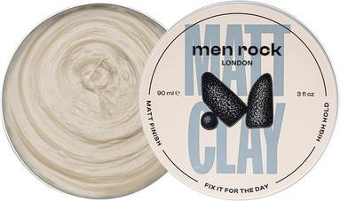 Actual product image Men Rock Men-Rock - Matt Clay High Hold - Styling Matting Clay - 90ml (Hair paste, 90 ml)