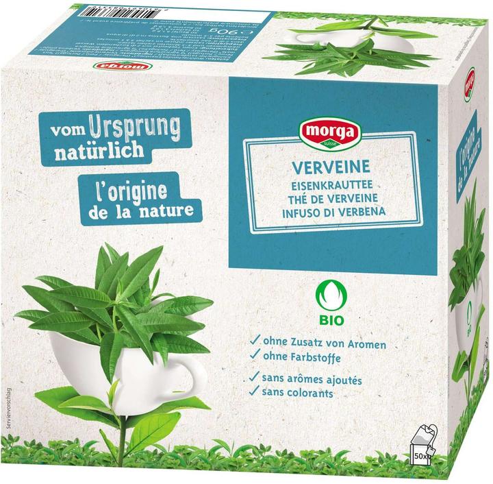Image du produit Morga Sachet de thé biologique Verveine 50 pièces (160 g)