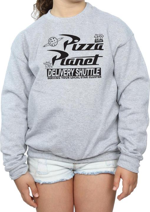 Immagine prodotto Disney Toy Story Pizza Planet Logo Felpa Ragazze (116)
