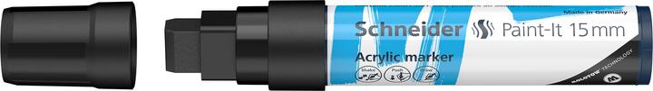 Image du produit Schneider Marqueur acrylique Paint-It 330 15mm noir (Noir, 15 mm, 1 x)
