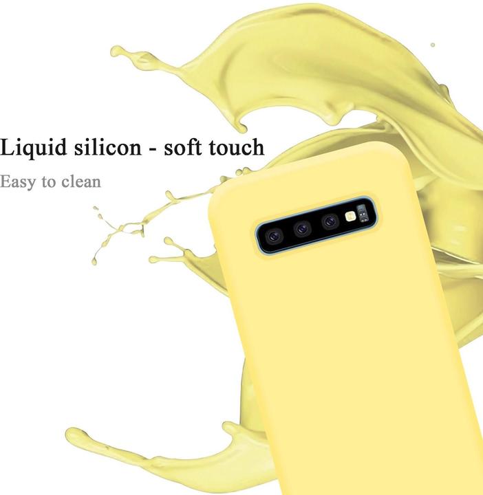 Actual product image Cadorabo TPU Liquid Silicone Case Cover (Samsung Galaxy S10+)