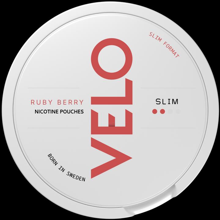 Produktbild Velo Ruby Berry Slim (Nicotine Pouches, 15.60 mg)