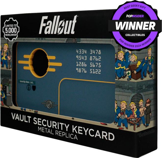 Actual product image Fanattik Fallout Replica Vault Security Keycard Limited Edition