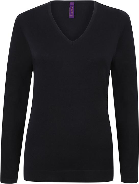 Actual product image Henbury Fine knit jumper with V-neck (XL)