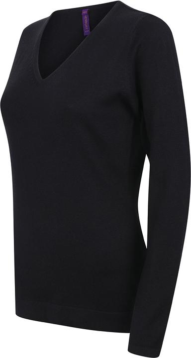 Actual product image Henbury Fine knit jumper with V-neck (XL)