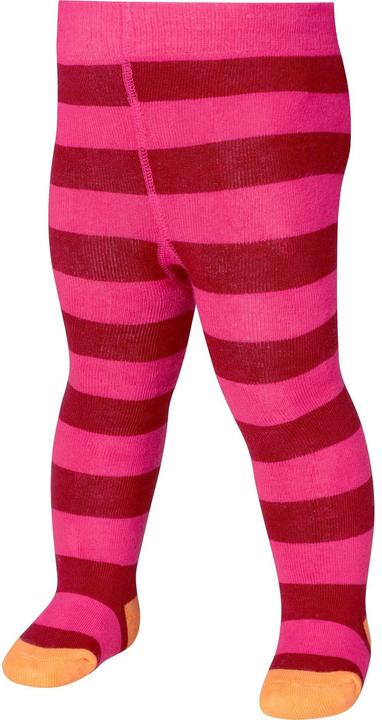 Produktbild Playshoes Thermo Strumphose Block-Ringel Gr. 62/68 Pink (62/68)