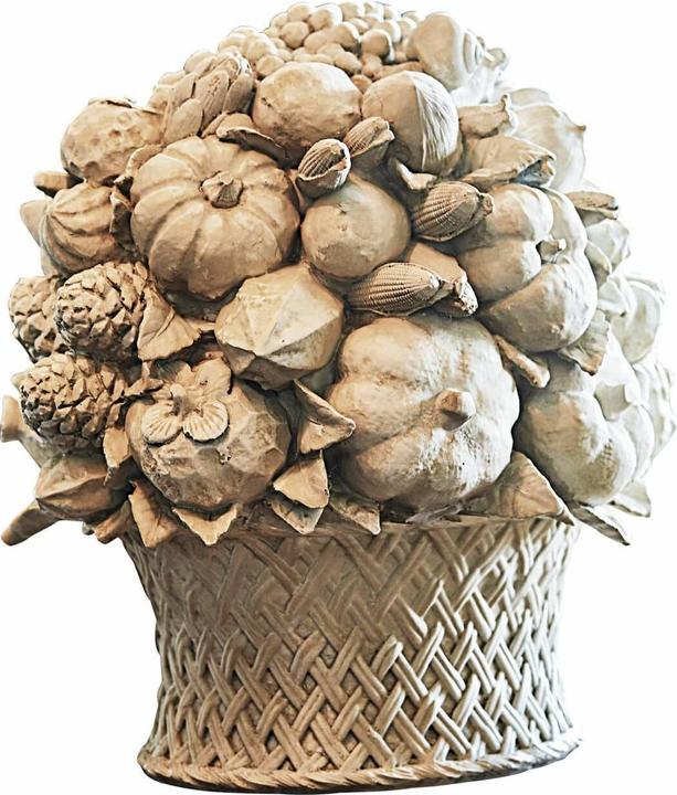 Actual product image Loberon Decorative harvest basket Eartha cream