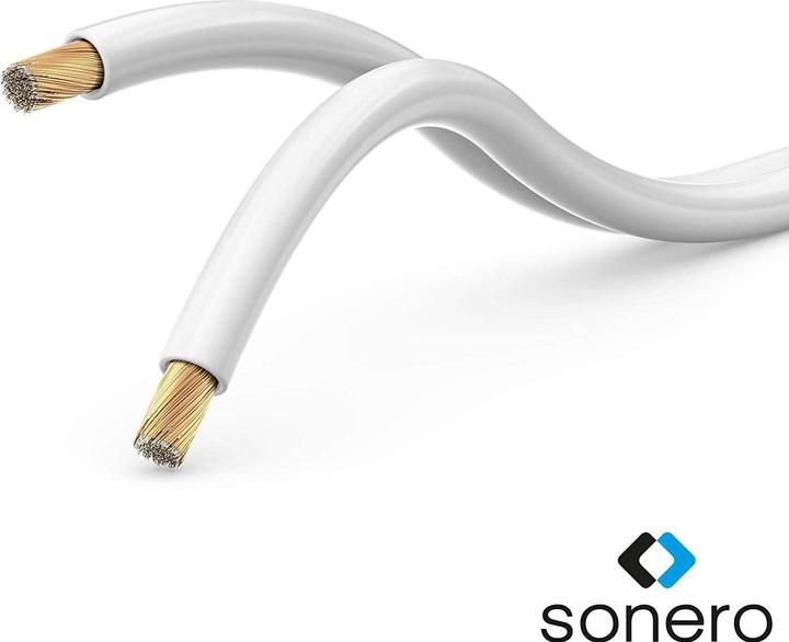 Immagine prodotto Sonero Cavo per altoparlanti 4.00mm² CCA 10 m (10 m, 4 mm².)