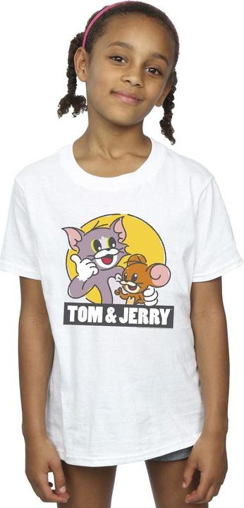 Immagine prodotto Tom & Jerry Sketch Logo Maglietta Ragazze (116)