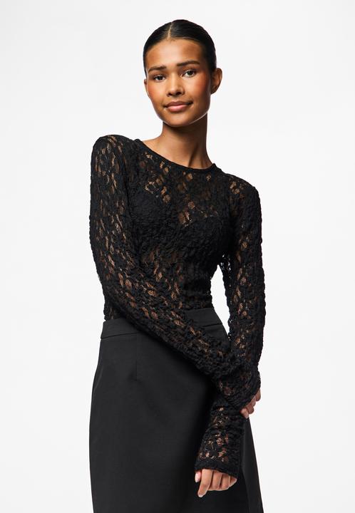 Produktbild Pieces Pchazel Ls Lace Top Noos (M)