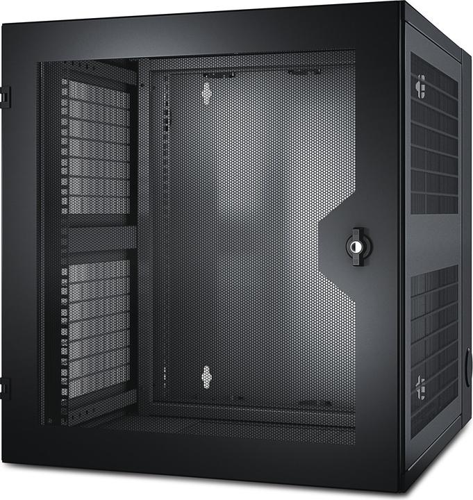 Produktbild APC NetShelter WX 13U Vented Front Door schwarz (13 HE, 19 Zoll Rack)