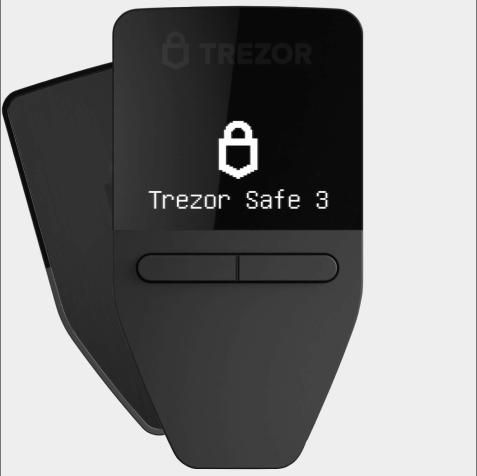 Immagine prodotto Trezor Cassaforte 3 - Nero cosmico (Bitcoin, Bitcoin Cash, Ethereum Classic, Cardano, Dogecoin, Litecoin, Stellar)