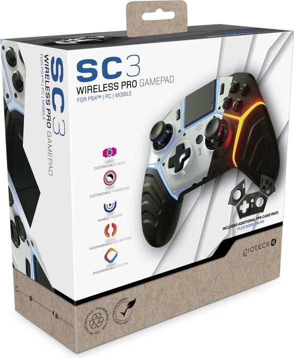 Immagine prodotto Gioteck Gamepad analogico SC3 (PS4, PC)