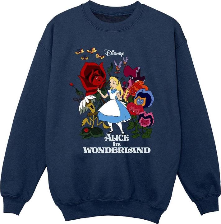 Immagine prodotto Disney Alice In Wonderland Flowers Felpa Ragazze (128)