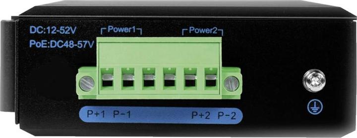 Actual product image LogiLink Industrial Gigabit Ethernet Switch, 4-port 1000 Mbit/s + 1 port SFP (5 Ports)