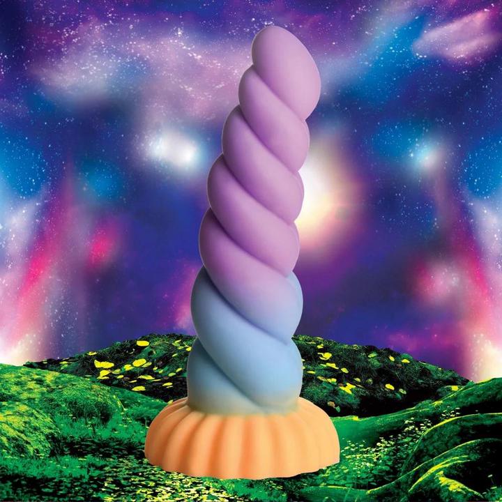 Actual product image Creature Cocks Mystique Unicorn Dildo