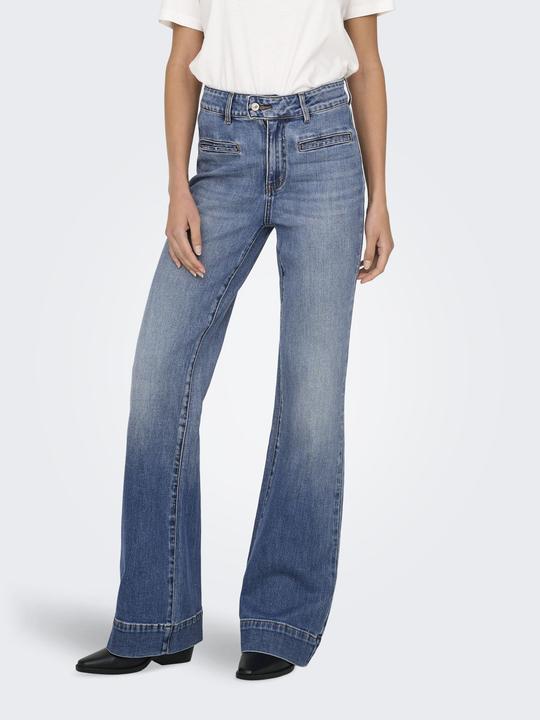 Produktbild Only ONLJUICY Hohe Taille Weiter Beinschnitt Jeans Jeans mit weitem Bein (W27/L32)