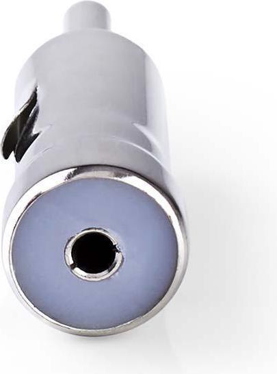 Image du produit Nedis Connecteur antenne voiture droit cuivre 50 ohm press on metal argent 10 pieces Ums (Câble d'antenne)