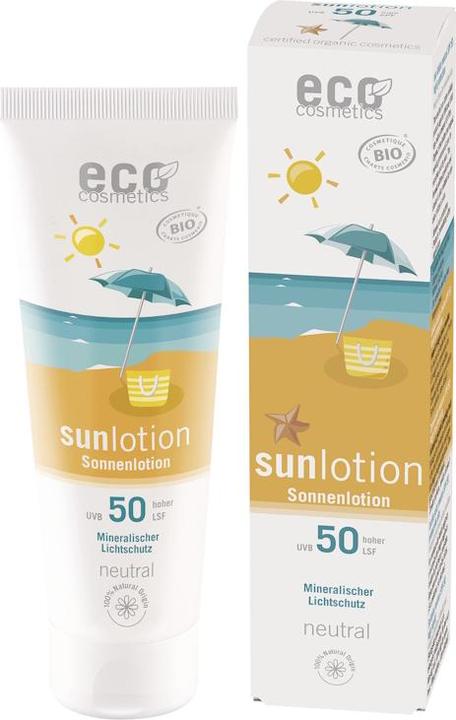 Image du produit Eco Cosmetics Lotion solaire neutre SPF 50 (Lotion solaire, SPF 50)