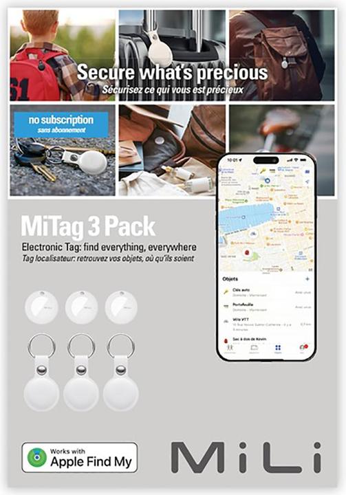 Actual product image Mili MiTag (3 Pack) (iOS, iPadOS)