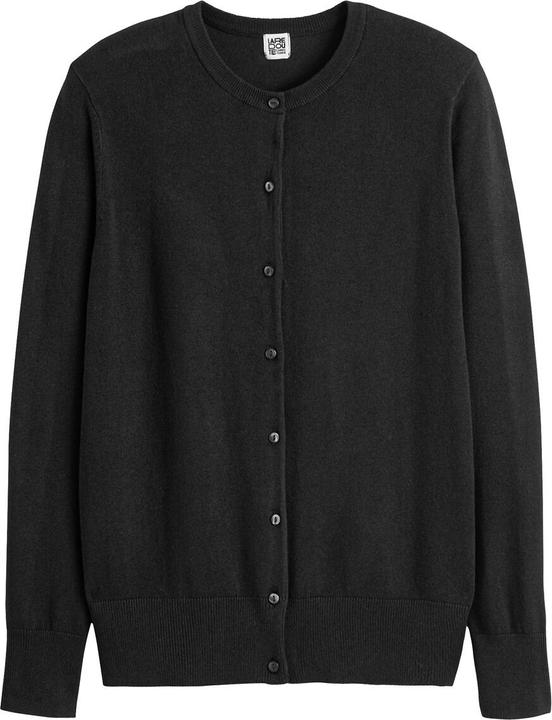 Produktbild La Redoute Collections Cardigan mit rundem Ausschnitt (38)
