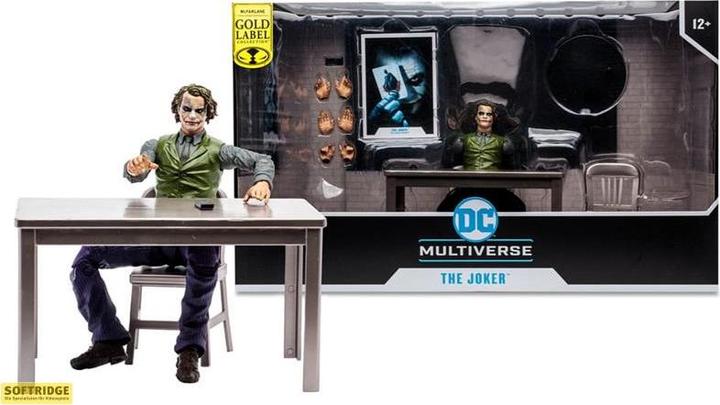Produktbild McFarlane DC Multiverse Actionfigur The Joker (Jail Cell Variant) (The Dark Knight) (Gold Label) 18 cm