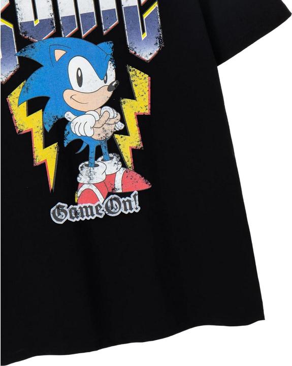Actual product image Sonic The Hedgehog Mens Game On! Short-Sleeved T-Shirt (M)
