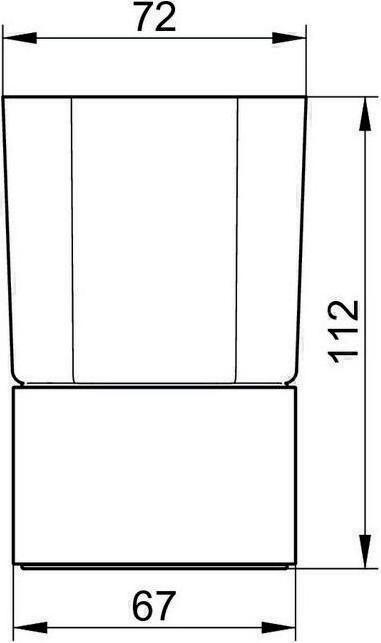 Produktbild Keuco Glashalter ELEGANCE Kri-gl m Halter vc