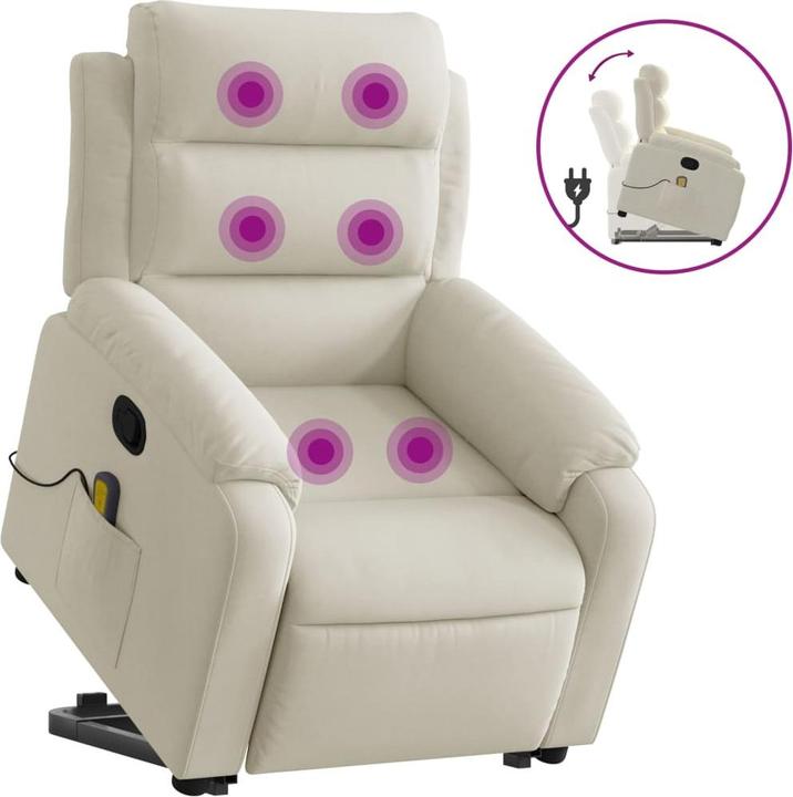Immagine prodotto VidaXL Sedia per massaggi con aiuto in piedi in velluto