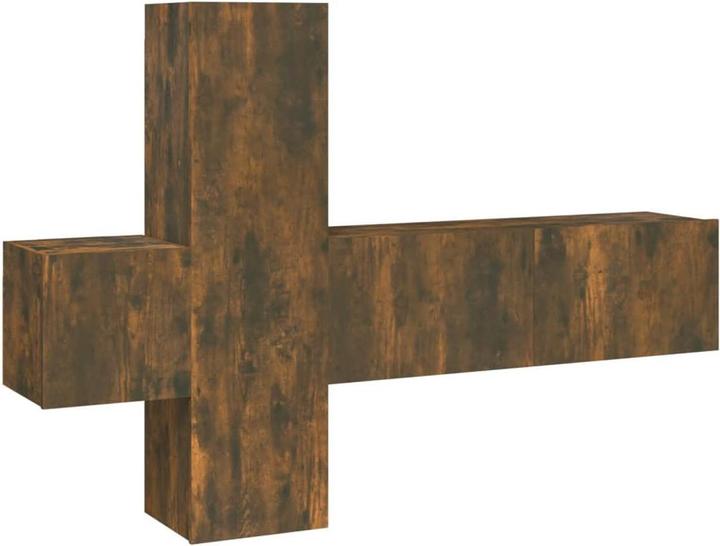 Produktbild VidaXL 3-tlg. TV-Schrank-Set Räuchereiche Holzwerkstoff,Farbe (100 x 30 x 30 cm)