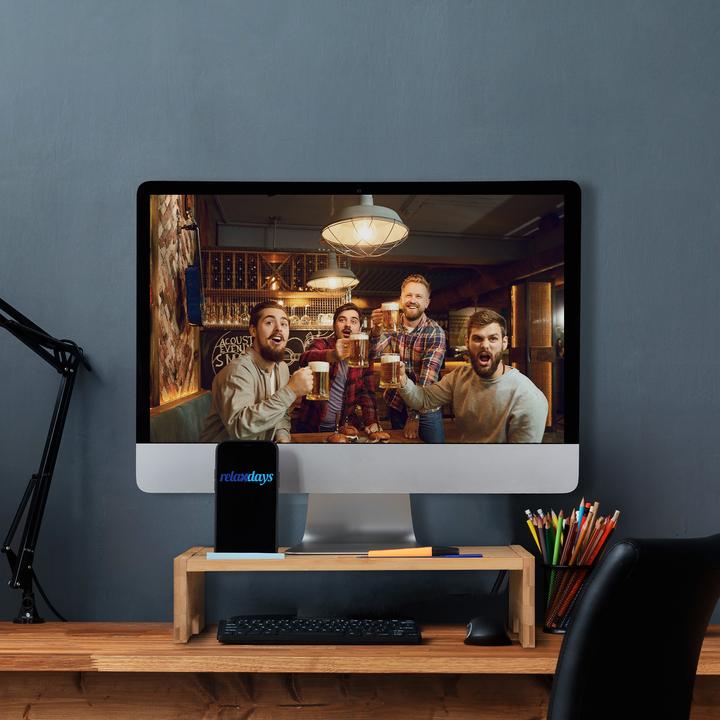 Actual product image Relaxdays Monitor stand