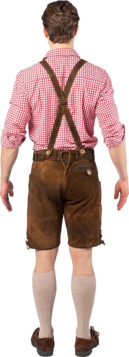 Produktbild Orlob Trachten Latzhose Herren: Kurze Oktoberfest Lederhosen (54)